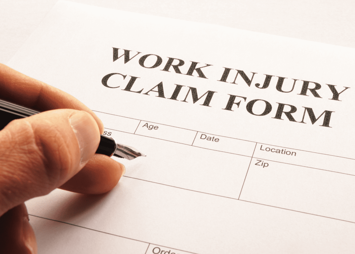 Work Injury Claim - Worker's Comp Claim